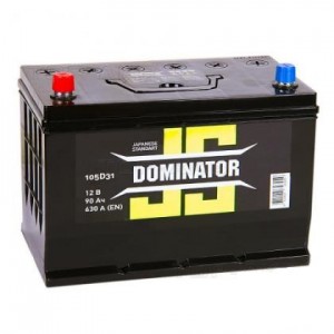 Автомобильный аккумулятор DOMINATOR (JIS) 90 А·ч Прямая полярность